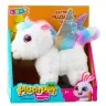 Unicorn Plush Interactive Moves Sounds White 21 cm