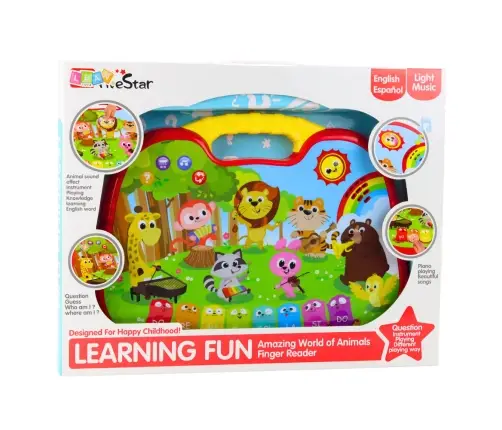 Interactive Educational Board Animal World Instruments Piano