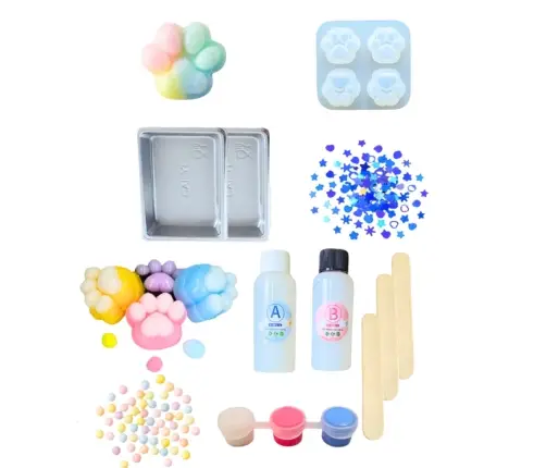 DIY Squishy Craft Kit Squishy Cat Paw