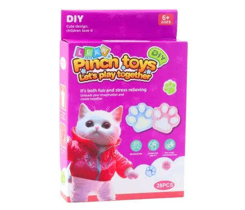 DIY Squishy Craft Kit Squishy Cat Paw