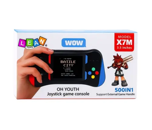 X7M Portable Electronic Console 500 Games Two-Player Mode 3.5 Inch