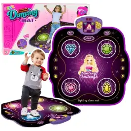 Interactive Musical Dance Mat for Kids with Bluetooth 9 Game Levels Interactive Musical Dance Mat for Kids with Bluetooth 9 Game Levels