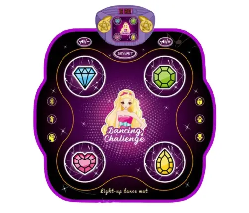 Interactive Musical Dance Mat for Kids with Bluetooth 9 Game Levels