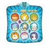 Interactive Dance Mat Animals LED Lights Music Blue