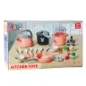 Kitchen Set Pots Cooking Accessories Food Pink 32 pcs.