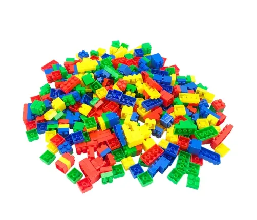 Spatial Construction Blocks in a Box, Colorful, 126 pcs.