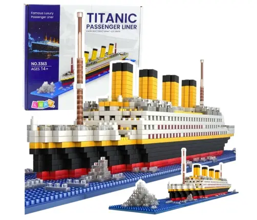 Titanic Ship Building Blocks 3D Ship Model 1878 pcs.