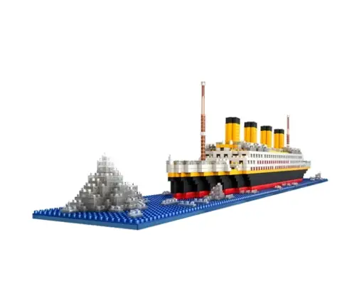 Titanic Ship Building Blocks 3D Ship Model 1878 pcs.