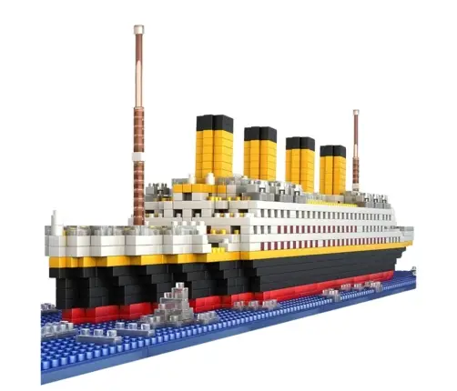 Titanic Ship Building Blocks 3D Ship Model 1878 pcs.