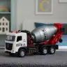 Concrete Mixer Construction Vehicle Metal Cabin Rotating Drum Lights Sounds