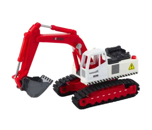 Metal Crawler Excavator with Movable Swivel Bucket, Cabin, Lights, Sounds