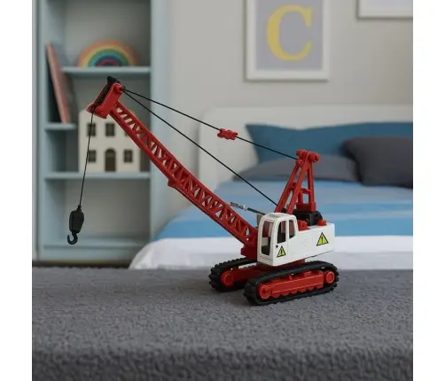 Crawler Crane Truss Light Adjustment Sounds Metal