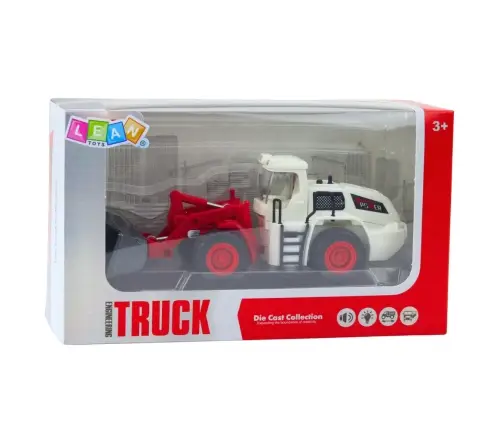 Construction Vehicle Excavator Bulldozer Movable Metal Bucket Lights Sounds