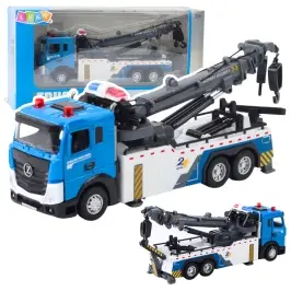 Vehicle Boom Truck Tow Truck Metal Cabin Lights Sounds