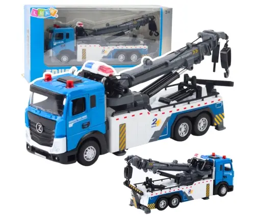 Vehicle Boom Truck Tow Truck Metal Cabin Lights Sounds