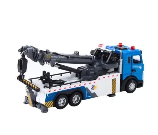 Vehicle Boom Truck Tow Truck Metal Cabin Lights Sounds
