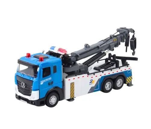 Vehicle Boom Truck Tow Truck Metal Cabin Lights Sounds