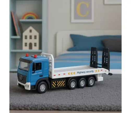 Transport Truck Tow Truck Moving Platform Lights Sounds