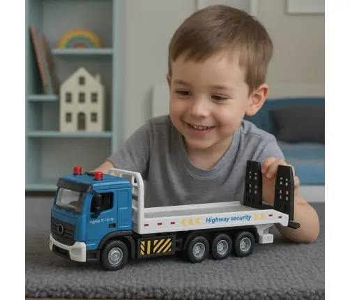 Transport Truck Tow Truck Moving Platform Lights Sounds