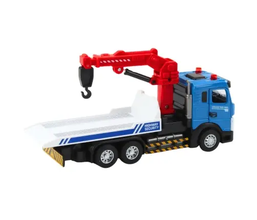 Tow Truck with Tow Truck Metal Cabin Lights Sounds