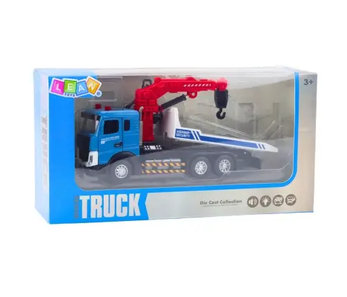 Tow Truck with Tow Truck Metal Cabin Lights Sounds