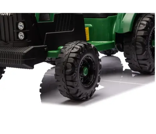CH9959B Battery Operated Tractor with Trailer Dark Green 24V