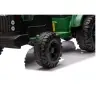 CH9959B Battery Operated Tractor with Trailer Dark Green 24V