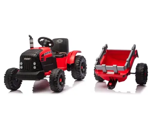 CH9959B Battery Operated Tractor with Trailer Red 24V