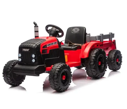 CH9959B Battery Operated Tractor with Trailer Red 24V