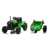 CH9959B Battery Operated Tractor with Trailer Light Green 24V