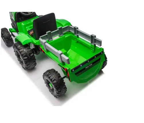 CH9959B Battery Operated Tractor with Trailer Light Green 24V