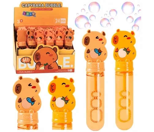 Capybara Soap Bubbles 3 Holes For Bubbles 35 ml Mix
