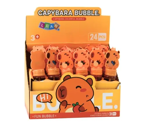 Capybara Soap Bubbles 3 Holes For Bubbles 35 ml Mix
