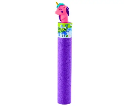 Foam Weapon Pump Water Stick Unicorn Pink Purple 35 cm