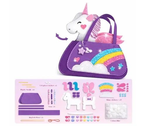 DIY Creative Kit Unicorn Bag for Sewing 50 pcs.