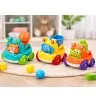 Set of Construction Vehicles with Animals for Toddlers Colorful 3 pcs.
