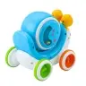Interactive Snail Riding Drum Musical Educational Blue