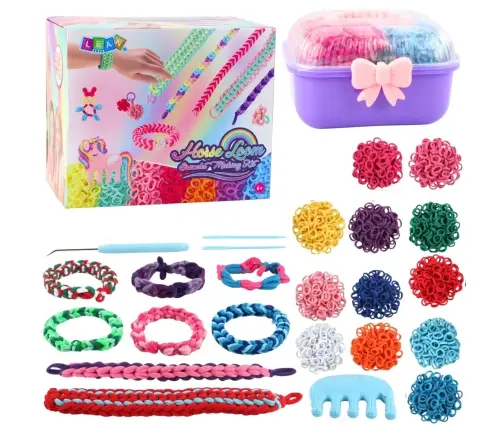 DIY Creative Kit for Making Bracelets Rubber Bands Accessories