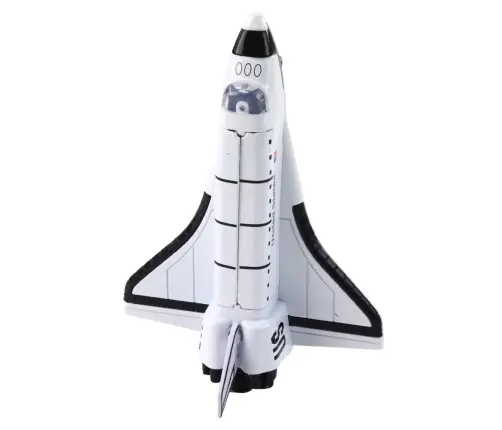 Spaceship Metal Pull-Back Opening White