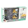 Set of traffic lights, speed camera, mat, construction cars, lights and sounds