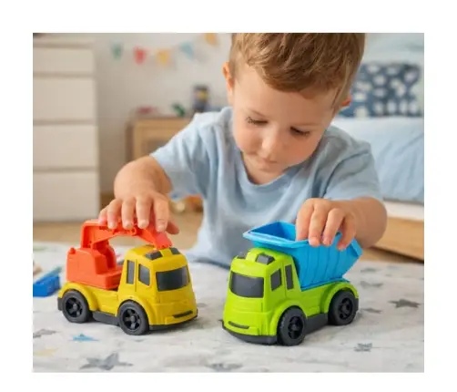 Construction Vehicle Set Cars Truck Dumper Excavator BIO Plastic