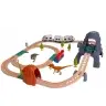 Dinosaur Park Electric Train Set with Lights and Sounds 76 cm