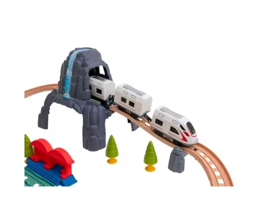 Dinosaur Park Electric Train Set with Lights and Sounds 76 cm