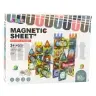 Set of Magnetic Construction Blocks Ball Track Colorful 98 pcs.