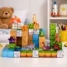 Magnetic Construction Blocks Cubes Square World 3D 114 pcs.