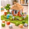 Magnetic Construction Blocks Cubes Square World 3D 312 pcs.