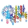 Magnetic Space Blocks Ball Track Luminous People 120 pcs.