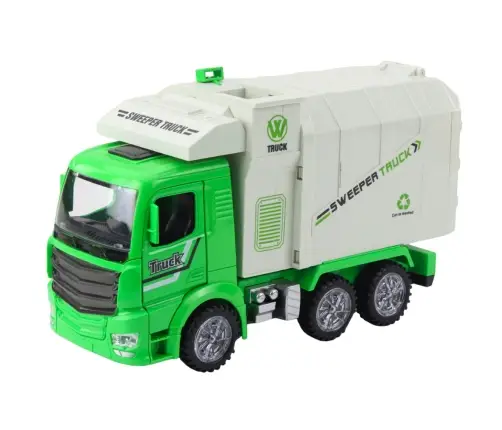Garbage Truck City Lights Sounds Green