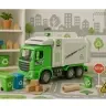 Garbage Truck City Lights Sounds Green