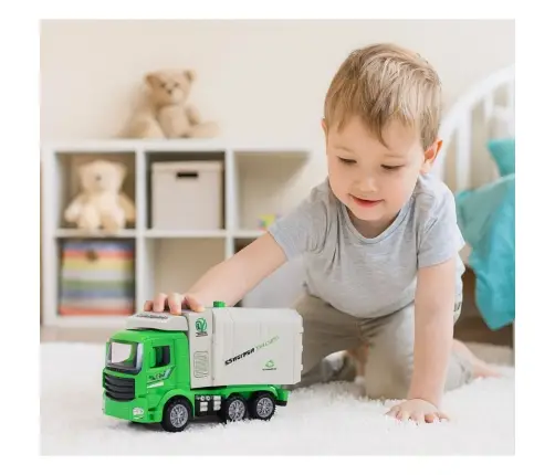 Garbage Truck City Lights Sounds Green